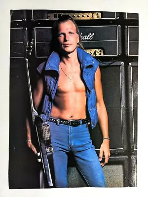 Michael Schenker / Msg / Def Leppard / Magazine Full Page Pinup Poster Clipping • $12.99