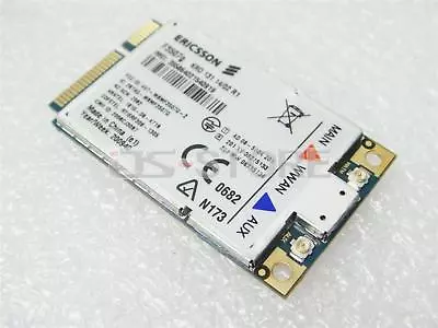 Ericsson F3507G 2G 3G WWAN Wireless WIFI Card HSDPA HSPA WLAN GPS Mini PCIe • $6.99