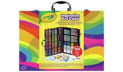 Inspiration Art Case With Crayons Colouring Pencils And Markers - 140 Pieces • £22.95