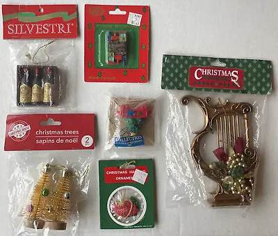 Lot Of Vintage Retro Christmas Ornaments Decor MIXED Brands Crafting • $10.11