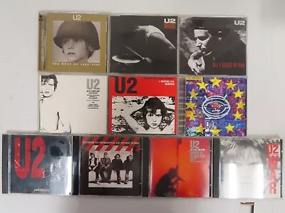 Lot Of 10 U2 Music Cds - The B-sides Desire All I Want Is You New Years Day++ • $55