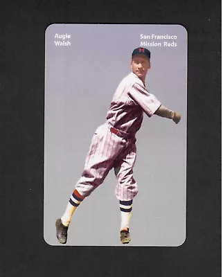 AUGIE WALSH San Francisco Mission Reds/PCL | FIRST PRINTING Card C. Aldana 2018 • $4