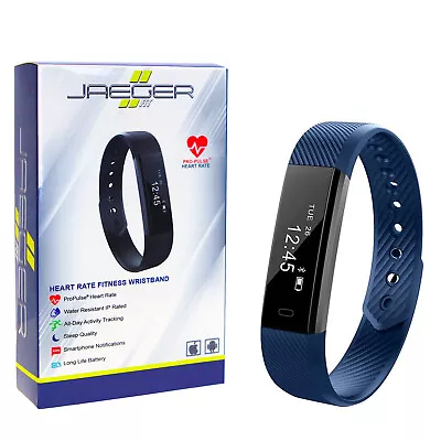 $39 • Buy Fitness Tracker Watch Jaeger Alta BLUE HR Heart Sleep Step Smart Watch Fitbit Tp