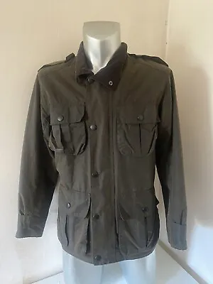 £30 • Buy Barbour Trooper Military Wax Jacket Size Small