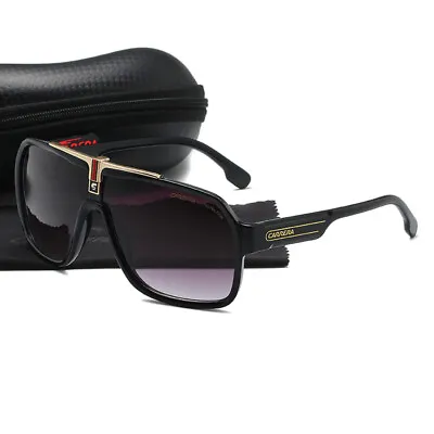 $25.62 • Buy LANON HD UV400 Polarized  Sunglasses Color Frame Gift Men Eyewear Biker Glasses
