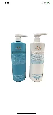 Moroccanoil Extra Volume Shampoo & Conditioner Duo Set 33.8 Oz / 1 Liter Each • $99