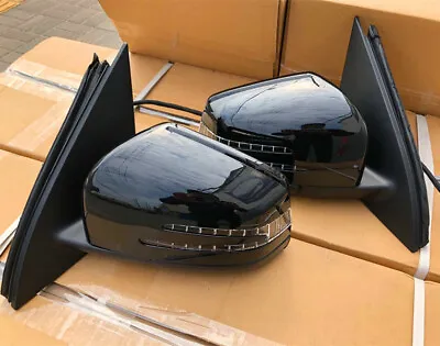 W166 Black Rearview Mirror For Mercedes Benz M Class ML350 ML450 Accessories • $505.99