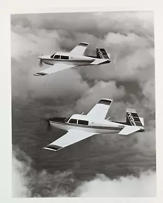 1981 Mooney 201 Turbo 231 Single Prop Airplane In Flight Vintage Press Photo • $12.50