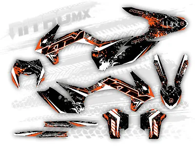 NitroMX Graphic Kit For KTM EXC EXC-F 125 250 300 350 450 2014 2015 2016 Enduro • $252.89