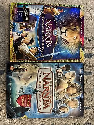 The Chronicles Of Narnia Voyage Dawn Treader Blu-ray DVD 3-Disc Set W Slipcover • $7.99