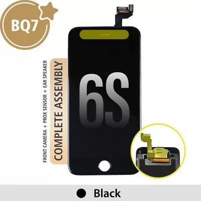 IPhone 6S LCD Touch Screen Replacement Digitizer Display Assembly BQ7 Black • $38.95