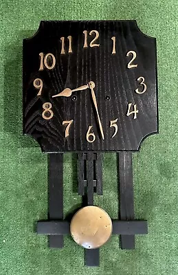 Antique Gilbert Mission/Arts Crafts Wall Clock - Model No. 55-D • $165