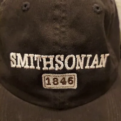 Smithsonian Institution Museum Gray Baseball Cap Hat Adjustable Cotton 1846 • $7.33