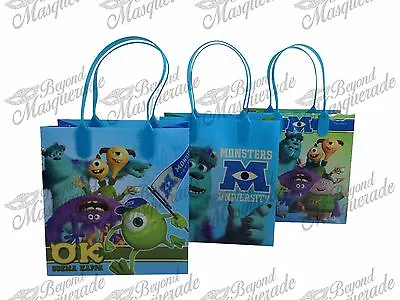 Disney Monsters University Party Favor Supplies Goody Loot Gift Bags [12ct] • $18.95