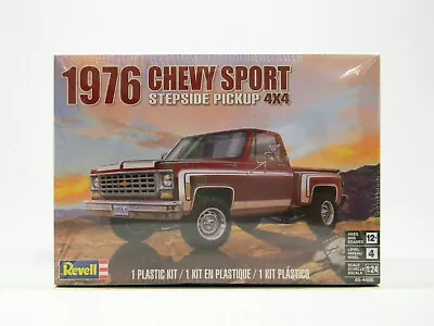 REVELL 1976 CHEVY SPORT 4X4 MODEL PICKUP TRUCK KIT 1:24 SCALE Sk4 RMX85-4486 NEW • $24.94