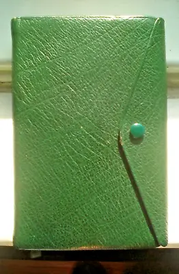 Holy Bible: KJV [Eyre & Spottiswoode] Green Calfskin [Button Flap] Royal Ruby • £14.69