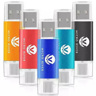 USB 2.0 Type-C Memory Stick USB Flash Drive 128GB 64GB 32GB 16GB 8GB 4GB 2GB • £4.38