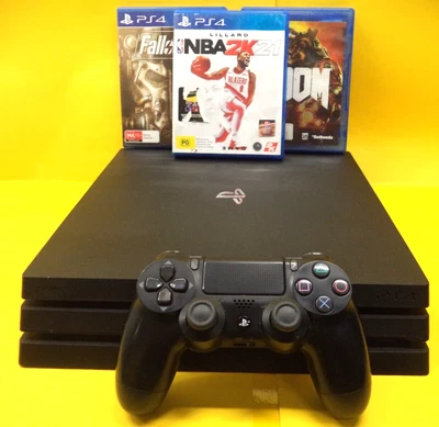 $289.95 • Buy Sony Playstation 4 Pro 1tb Console Black With Games