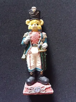 Fuzzie Bear Soldier Figurine 17cms Good Condition • £6