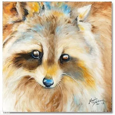  Rascal Raccoon  ORIGINAL PAINTING By Marcia Baldwin • $850