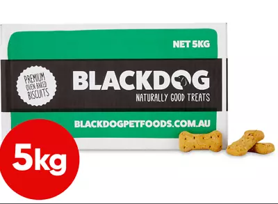 Blackdog Premium Oven Baked Dog Biscuits Double Cheese & Bacon 5kg • $35.99