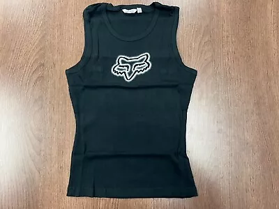 Vintage Womens Fox Racing Rib Tank T Shirt Motocross Y2k M Girls Usa Deadstock • $15