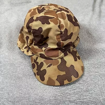 Orvis Camo Fishing Hat 8  Dia Unisex Outdoor Stain Pre-owned Adventure Cap VTG • $19.80