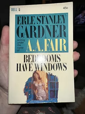 Bedrooms Have Windows Erle Stanley Gardner (A.A. Fair) Dell VG+ OW Pgs. 1966 • $9.99