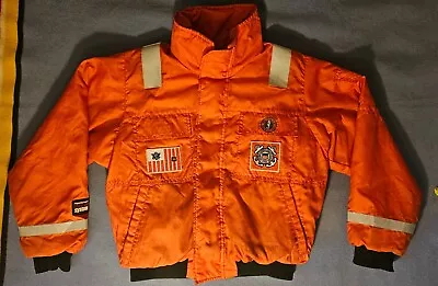 Mustang MJ6214 Coast Guard Survival Suit Bomber Life Jacket PFD Float Coat LARGE • $69