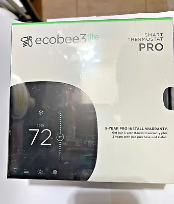 Ecobee3 Lite WiFi Smart Thermostat - Black - New In Sealed  Box • $92