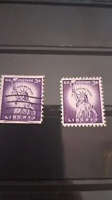 3 Cent Purple Liberty Stamp • $750