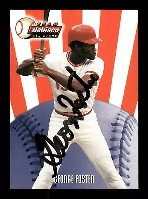 George Foster 2000 Nabisco All Stars #NNO Autographed Card • $19.95