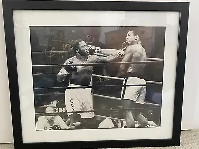 Muhammed Ali Vs Joe Frazier Both Signed 16 X 20 Original Photograph • $975