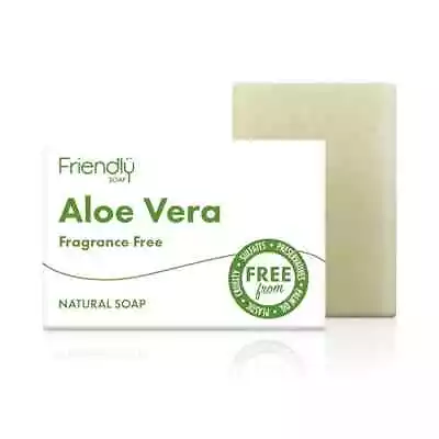 Friendly Soap Handmade Natural Aloe Vera Soap - Gentle Sensitive Nourishing 95 • £5.30