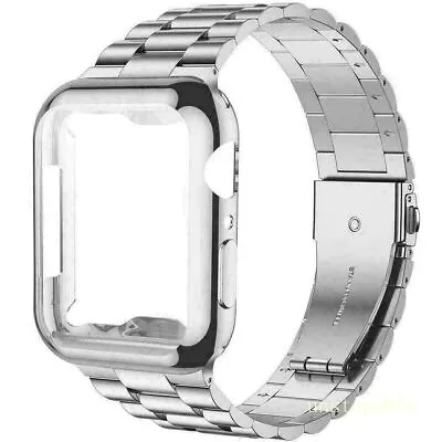 For Apple Watch Series 9 8 7 6 5 4 3 SE 40 49 45mm Metal IWatch Strap Band Case • $10.99