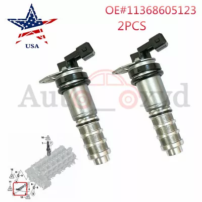 For BMW 335i 535i 550i M3 M5 X3 X5 X6 2PCS VANOS Solenoid Valve 11368605123 USA • $32