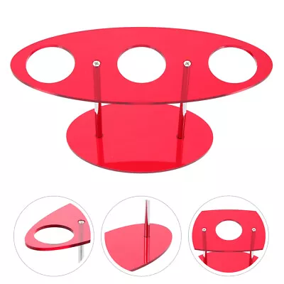 £5.50 • Buy Cone Display Stand Ice Cream Stand Cone Holder Cake Display Stand Acrylic