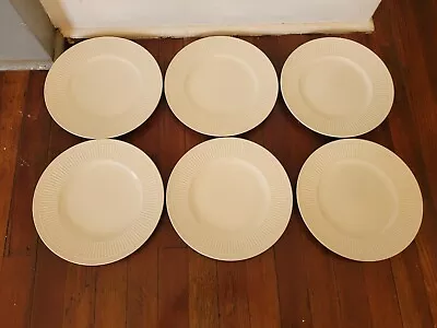 Set (6) Mikasa ITALIAN COUNTRYSIDE PATTERN Stoneware ROUND DINNER PLATES • $70