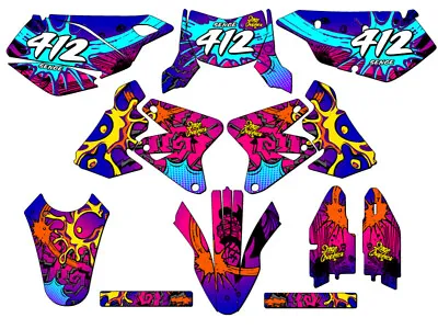 2005-2023 DRZ 400 SM ZANY Pink Senge Graphics Kit Compatible With Suzuki • $169.99