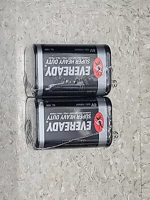 Qty X 12 Eveready 6 Volt Lantern Battery 1209 Heavy Duty Spring Top Lot Of 12 • $59.99