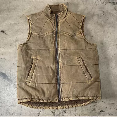 Vintage Brown Marc Moto Vest • $35