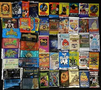 20 Vintage Non Sports Trading Card Packs - Sealed With NO Duplicates • $11.99