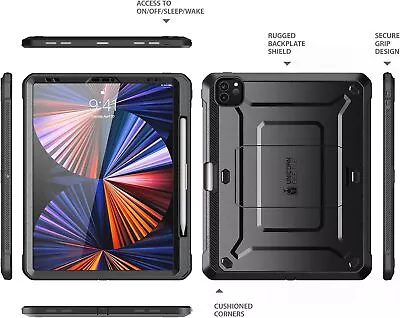 For IPad Pro 12.9  (2022) (6th Gen) SUPCASE UBPro Case Military Protection Cover • $30.59