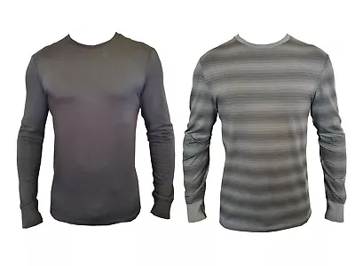 MENS EX Marks & Spencer THERMAL LONG SLEEVE TOPS T SHIRT M&S WINTER WARM • £8.99