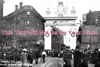 £8.95 • Buy YO 10605 - Triumphal Arch, Royal Visit To Leeds, Yorkshire 1908