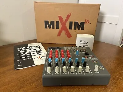 Midiman MIXIM 10-channel Desktop Multimedia Line Stereo Mixer W/ AC Adapter • $97.97