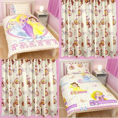 £29.95 • Buy Disney Princess Locket Single Duvet & Matching Curtains Bedding Set Rapunzel