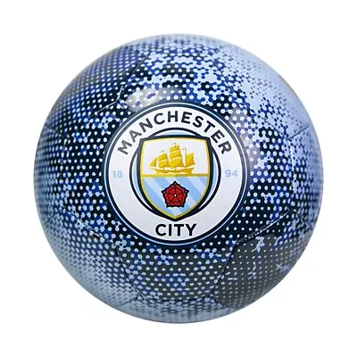 Manchester City Size 5  Solarized  Soccer Ball Club Crest Officially Licensed • $24.95