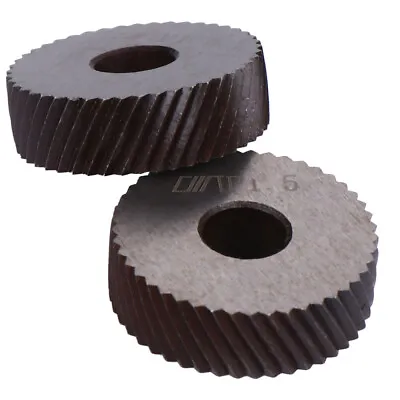 2 Pcs Metal Lathe Tools And Accessories Straight Knurl Knurling Wheels • £10.98