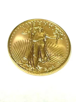 2021 $25 Type 2 American Gold Eagle 1/2 Oz • $1450